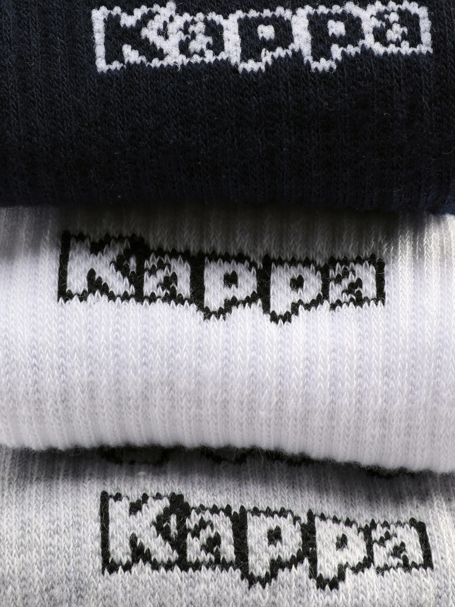 Crew-Socken Mit „Kappa X Primark“ Logo, 3er-Pack