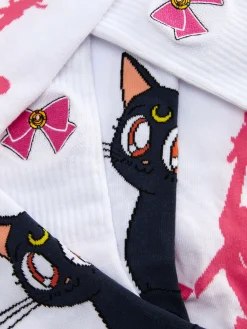 Crew-Socken Mit „Sailor Moon“ Grafik