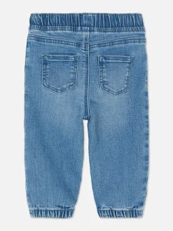 Denim-Jeans Mit Bündchen