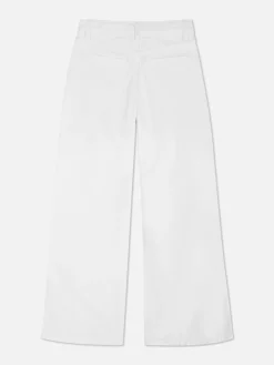 Denim-Jeans Mit Weitem Beinschnitt