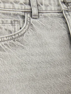 Denim-Jeans Mit Weitem Bein Und Schlitz