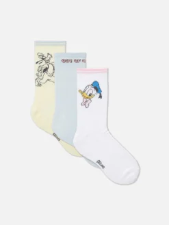 „Disney Donald Duck And Goofy“ Crew-Socken, 3er-Pack