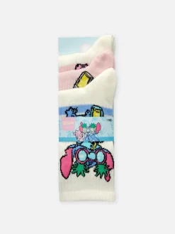 „Disney Lilo & Stitch“ Crew-Socken, 3er-Pack