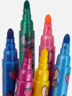 „Disney Lilo & Stitch“ Glitzer-Filzstifte, 6er-Pack