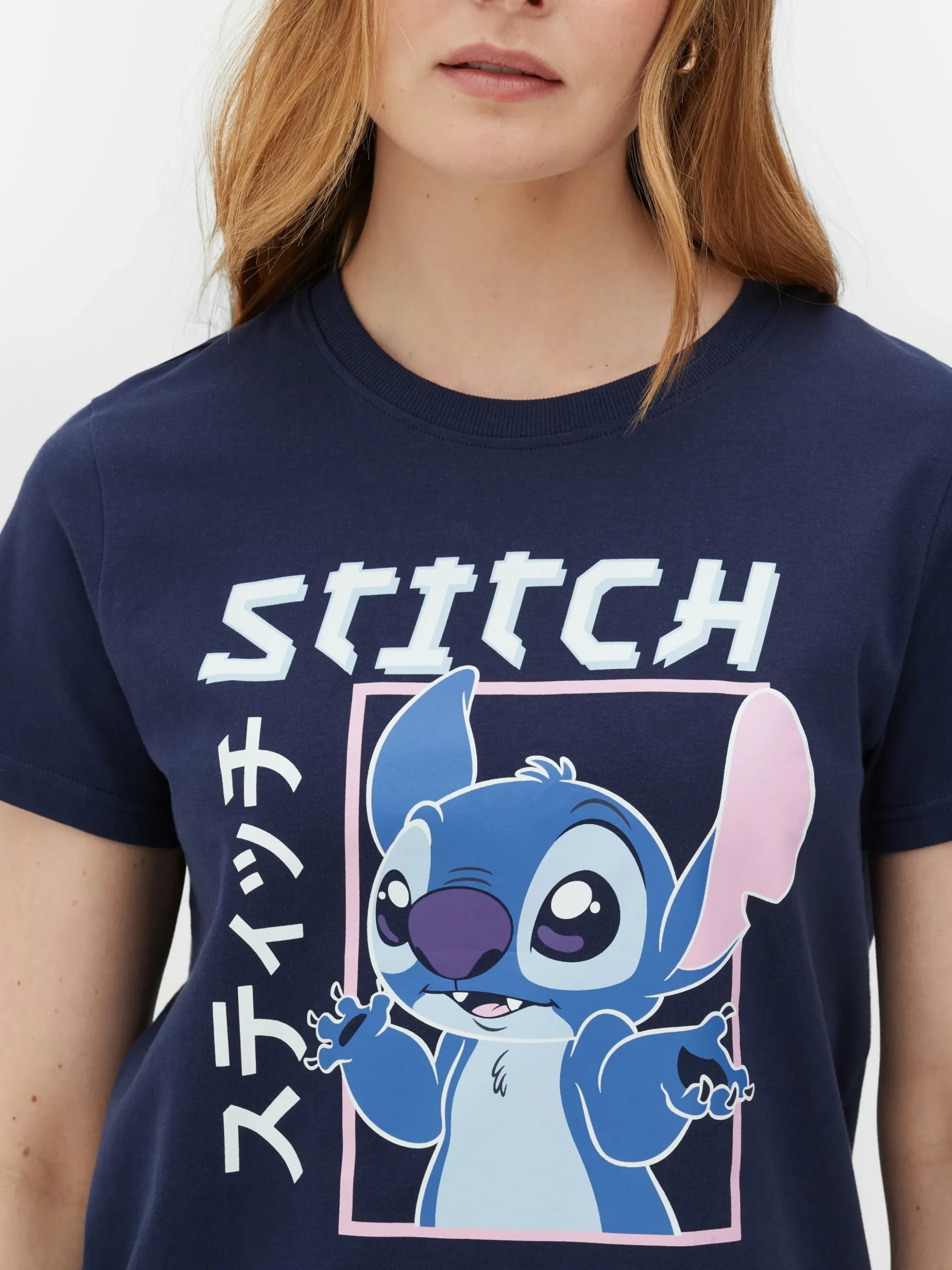 „Disney Lilo & Stitch“ T-Shirt Im Manga-Stil