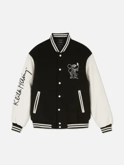 „Disney Mickey Maus X Keith Haring“ College-Jacke
