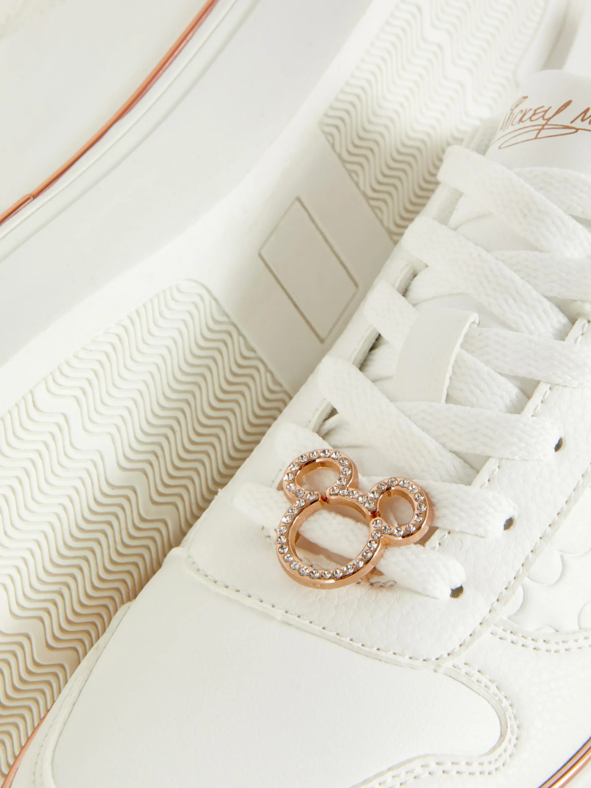 „Disney Micky Maus“ Low-Top-Sneaker Mit Glitzer