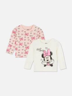 „Disney Minnie Maus“ Langärmelige T-Shirts, 2er-Pack