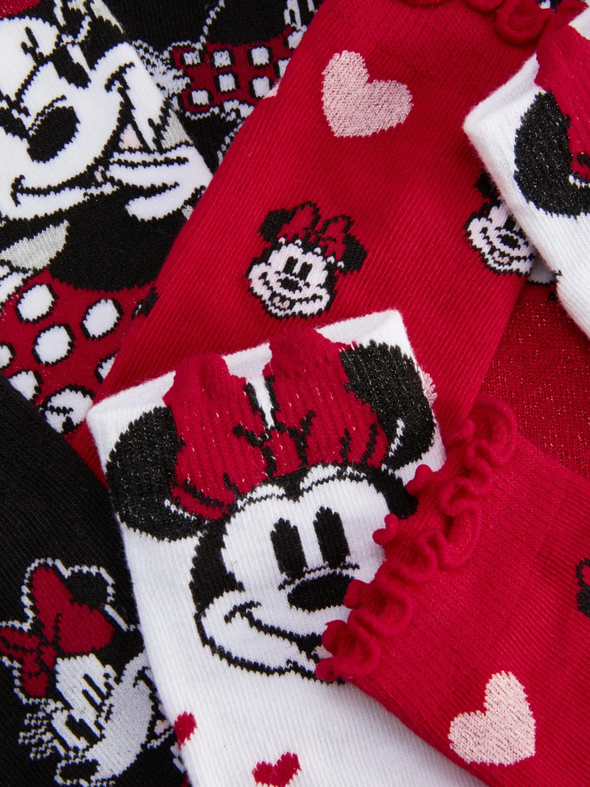 „Disney Minnie Maus“ Sneakersocken, 4er-Pack