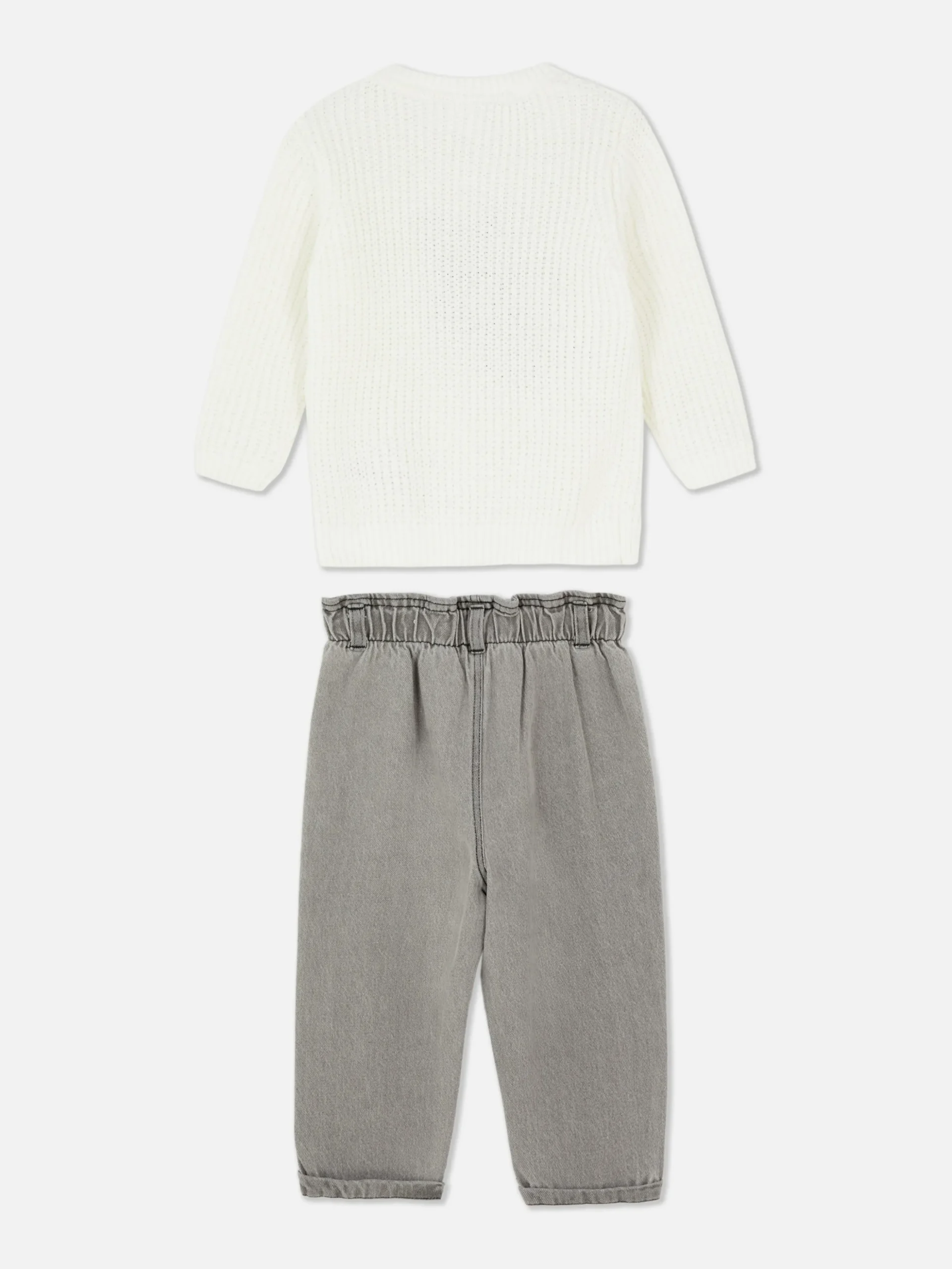 „Disney Minnie Maus“ Strickpullover Und Jeans Im Set