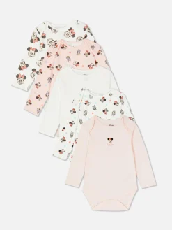 „Disney Minnie Maus Und Daisy Duck“ Bodys, 5er-Pack