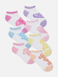 „Disney“ Sneakersocken, 7er-Pack