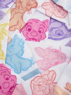 „Disney“ Sneakersocken, 7er-Pack