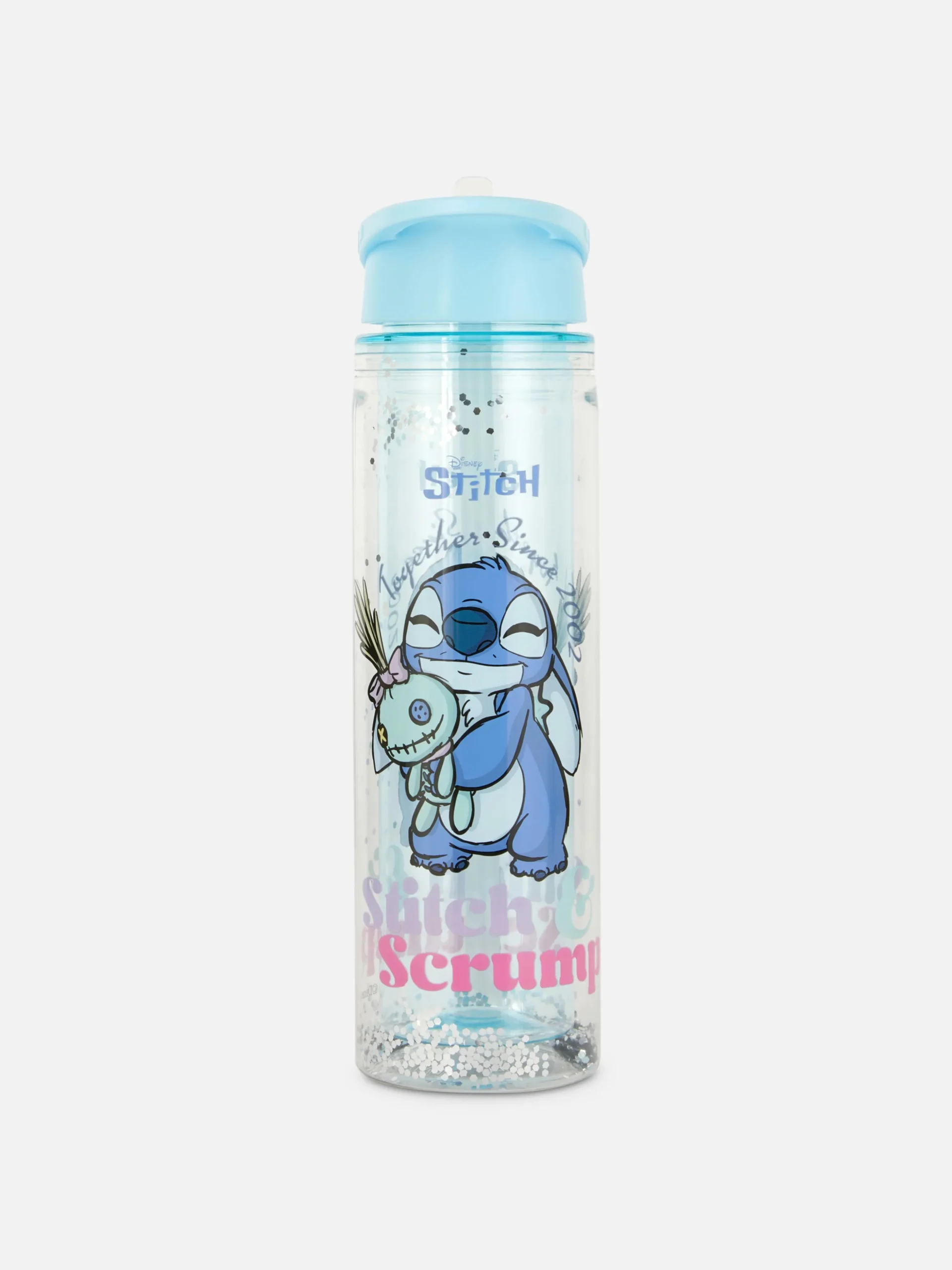 „Disney Stitch“ Trinkflasche Mit Glitzer