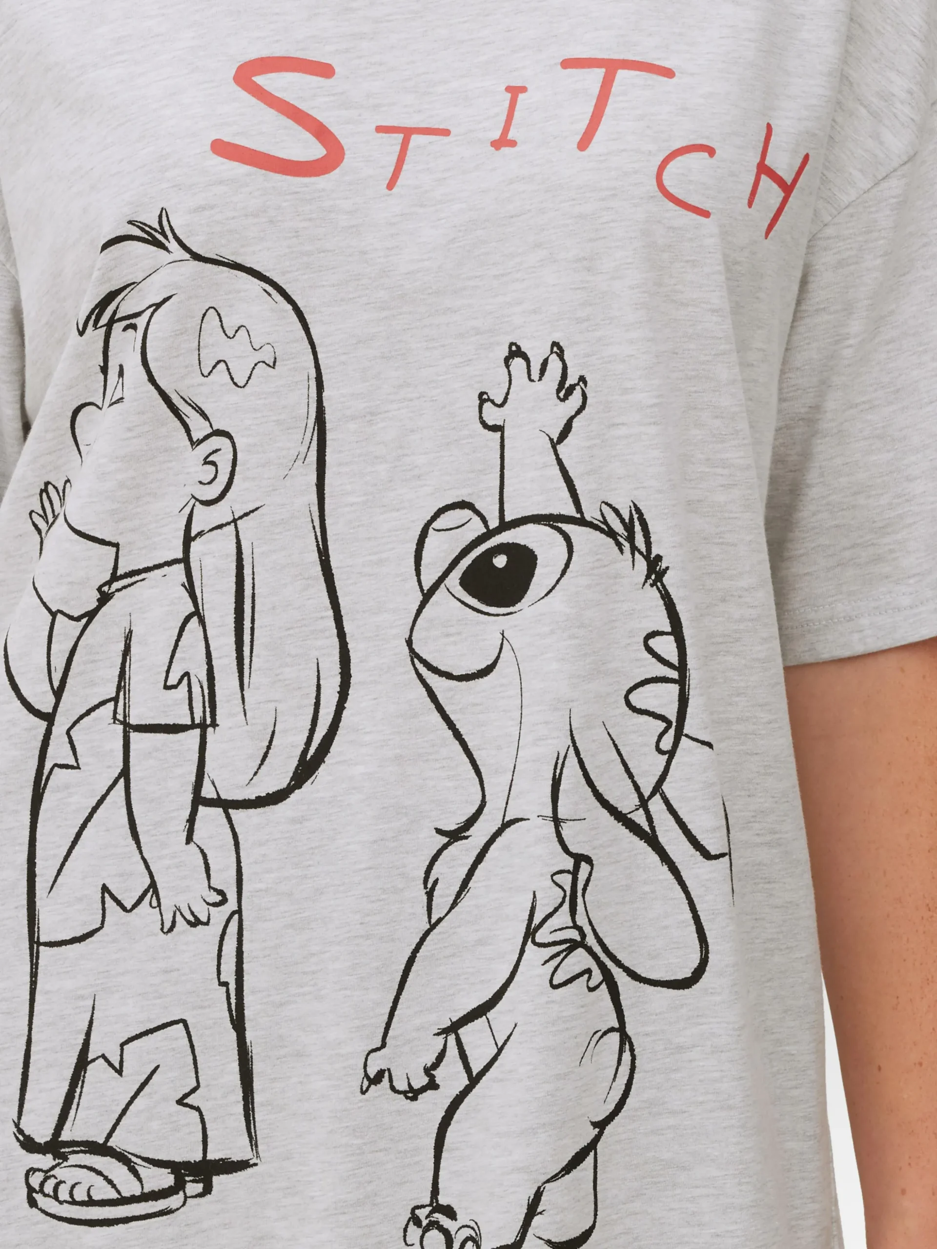 „Disney Stitch“ T-Shirt Im Oversized-Look
