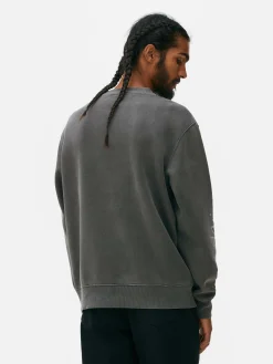 „Disney“ Sweatshirt In Acid-Wash-Optik