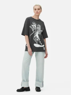 „Disney The Nightmare Before Christmas“ T-Shirt Im Oversized-Look