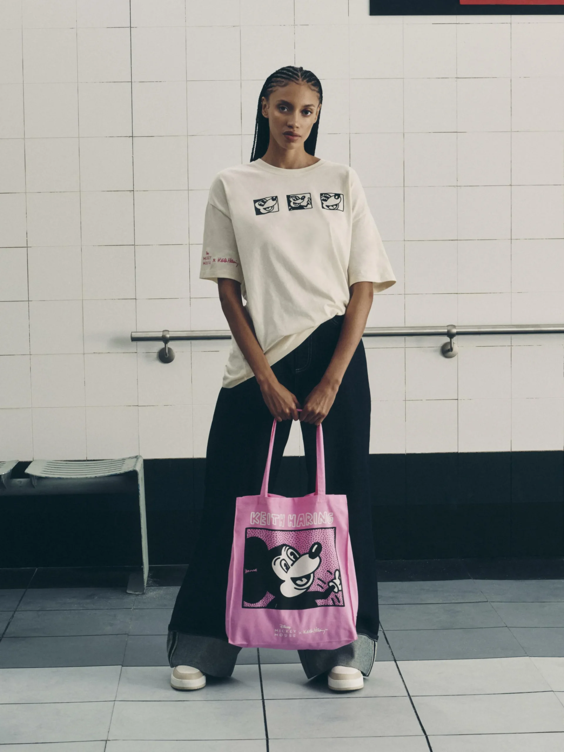 „Disney“ Tragetasche Von Keith Haring