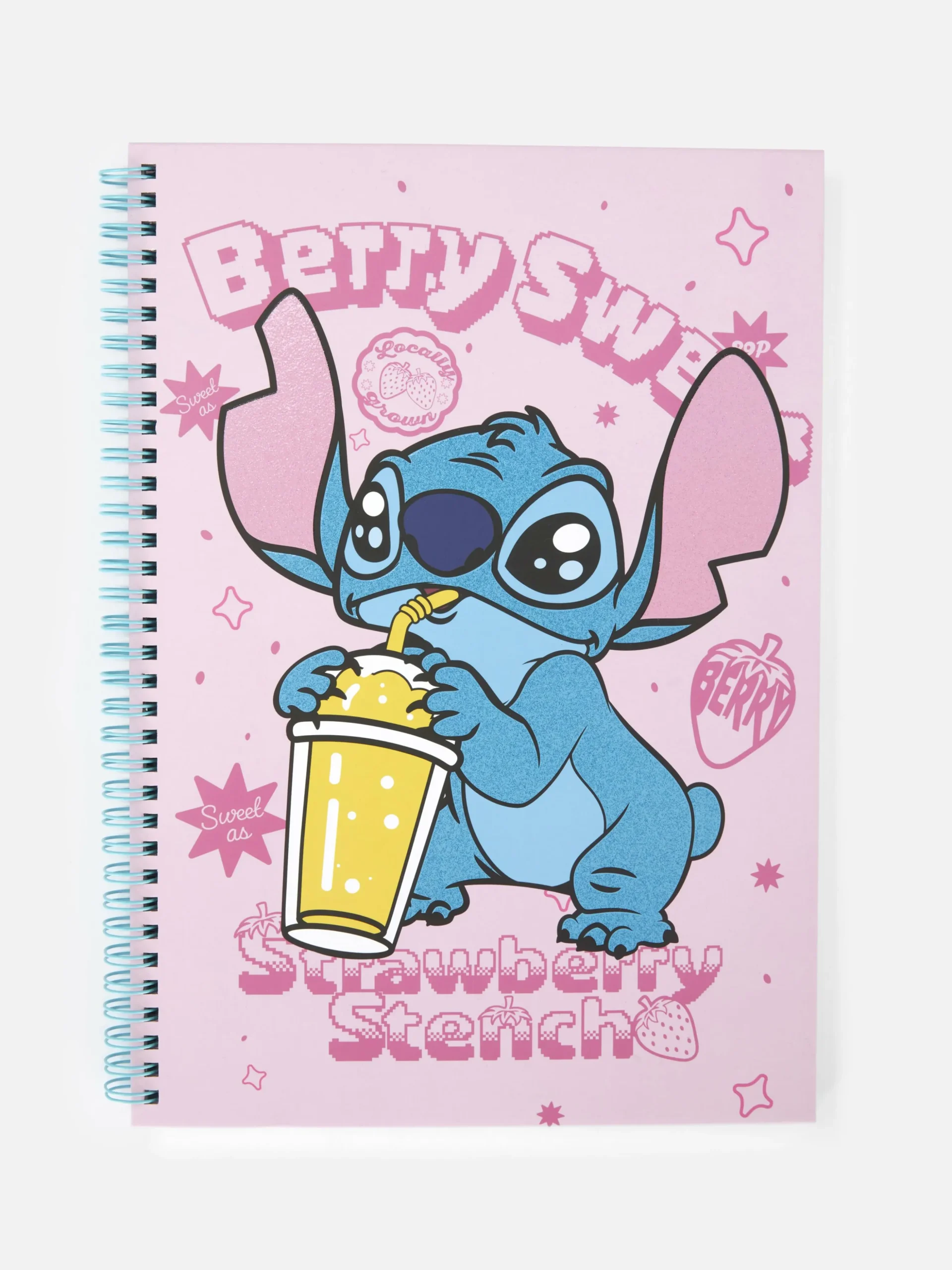 „Disneys Stitch“ A4-Notizbuch Mit Glitzer