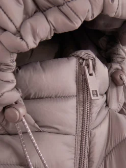 Dünne Pufferjacke Mit Kapuze