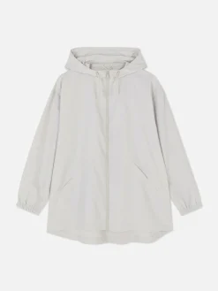 Dünner Parka-Regenmantel Mit Kapuze