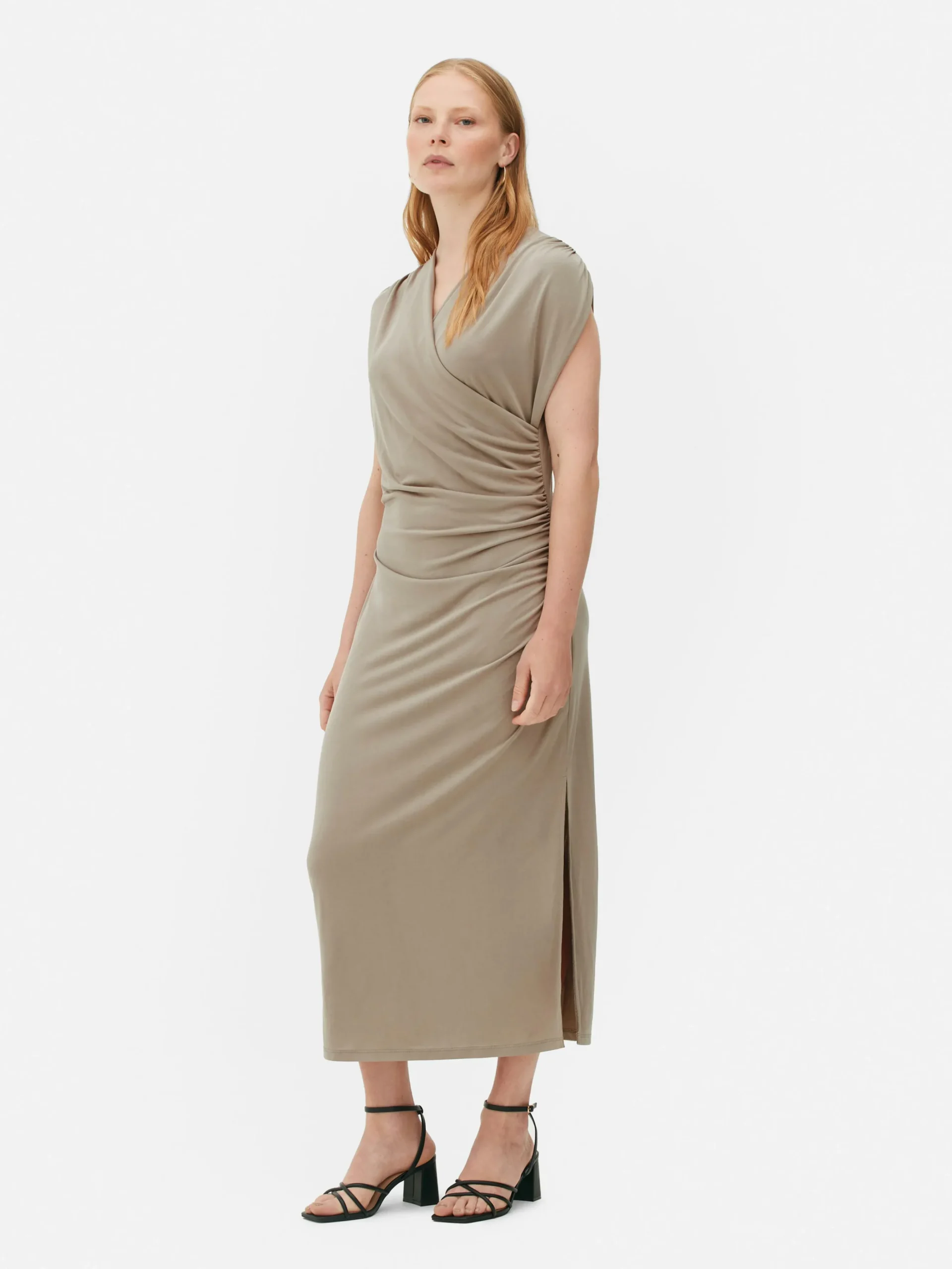 Drapiertes „The Edit“ Jerseykleid