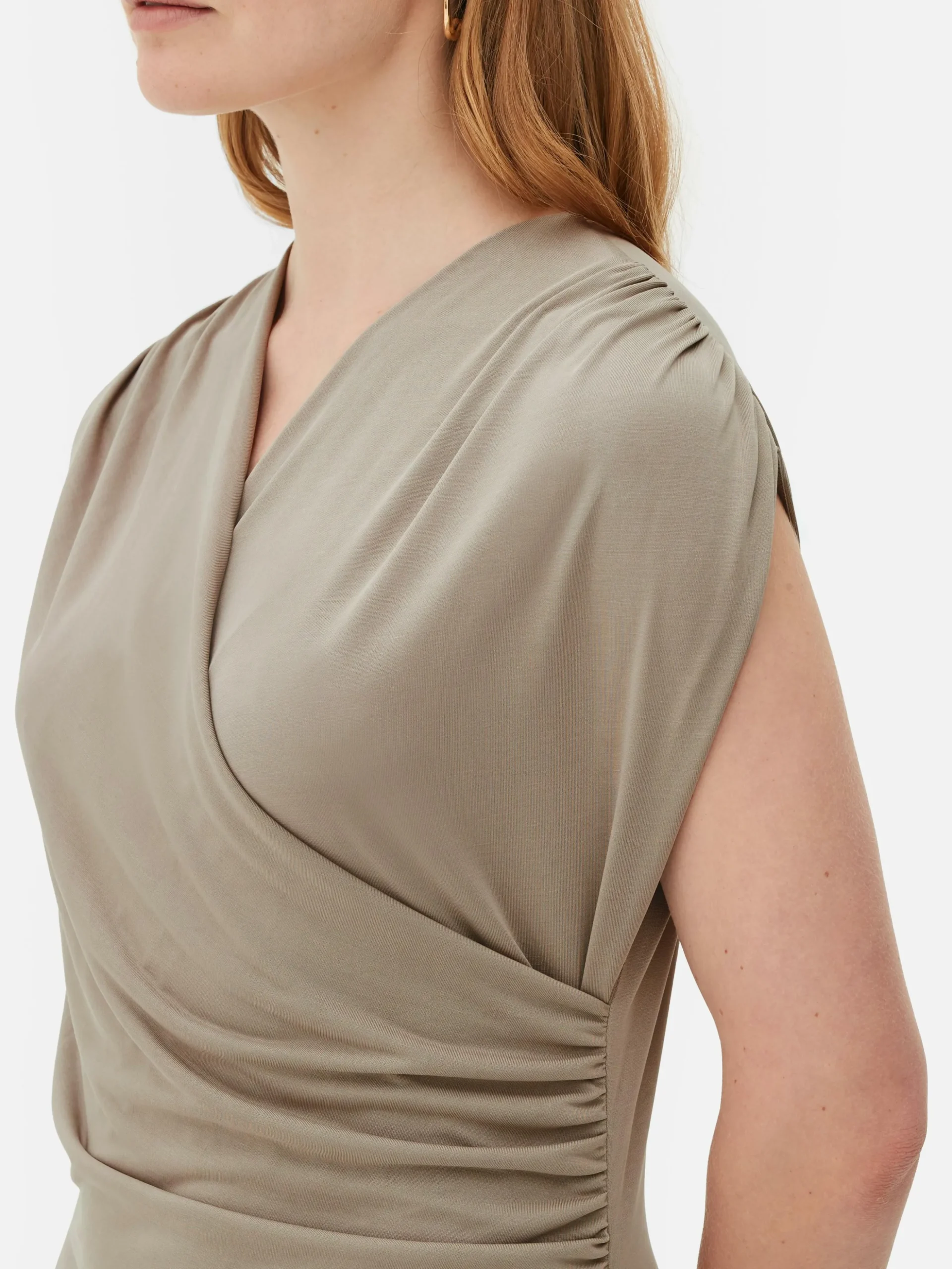 Drapiertes „The Edit“ Jerseykleid