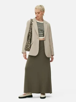 Einreihiger Blazer Zum Kombinieren