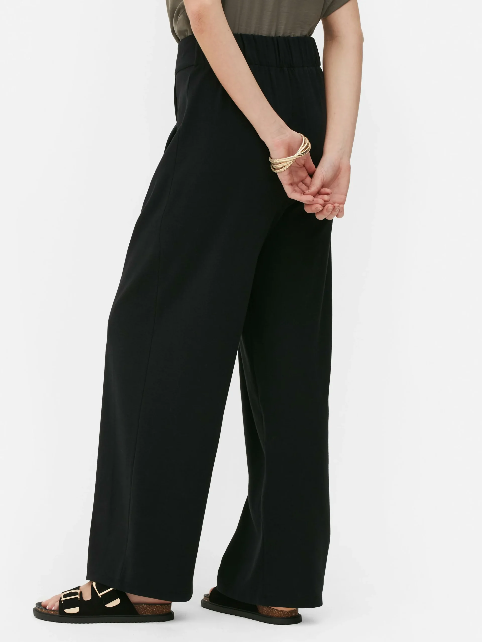 Elegante Jogginghose Mit Geradem Bein