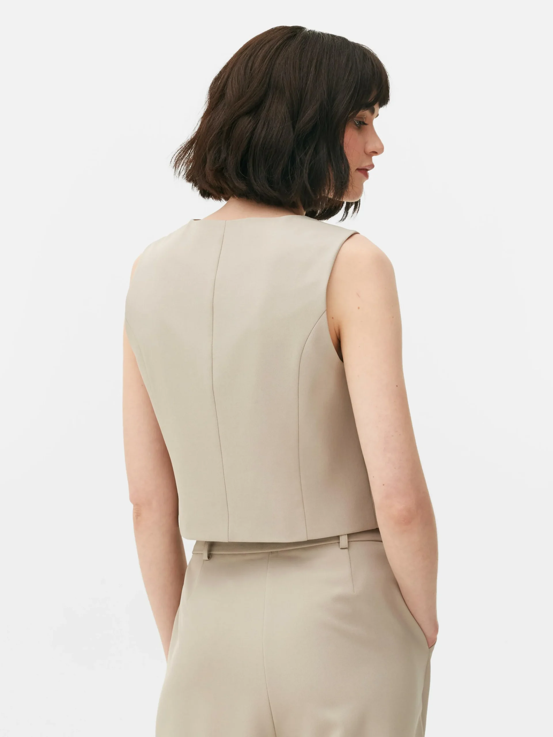 Elegante Weste Mit Knopfleiste