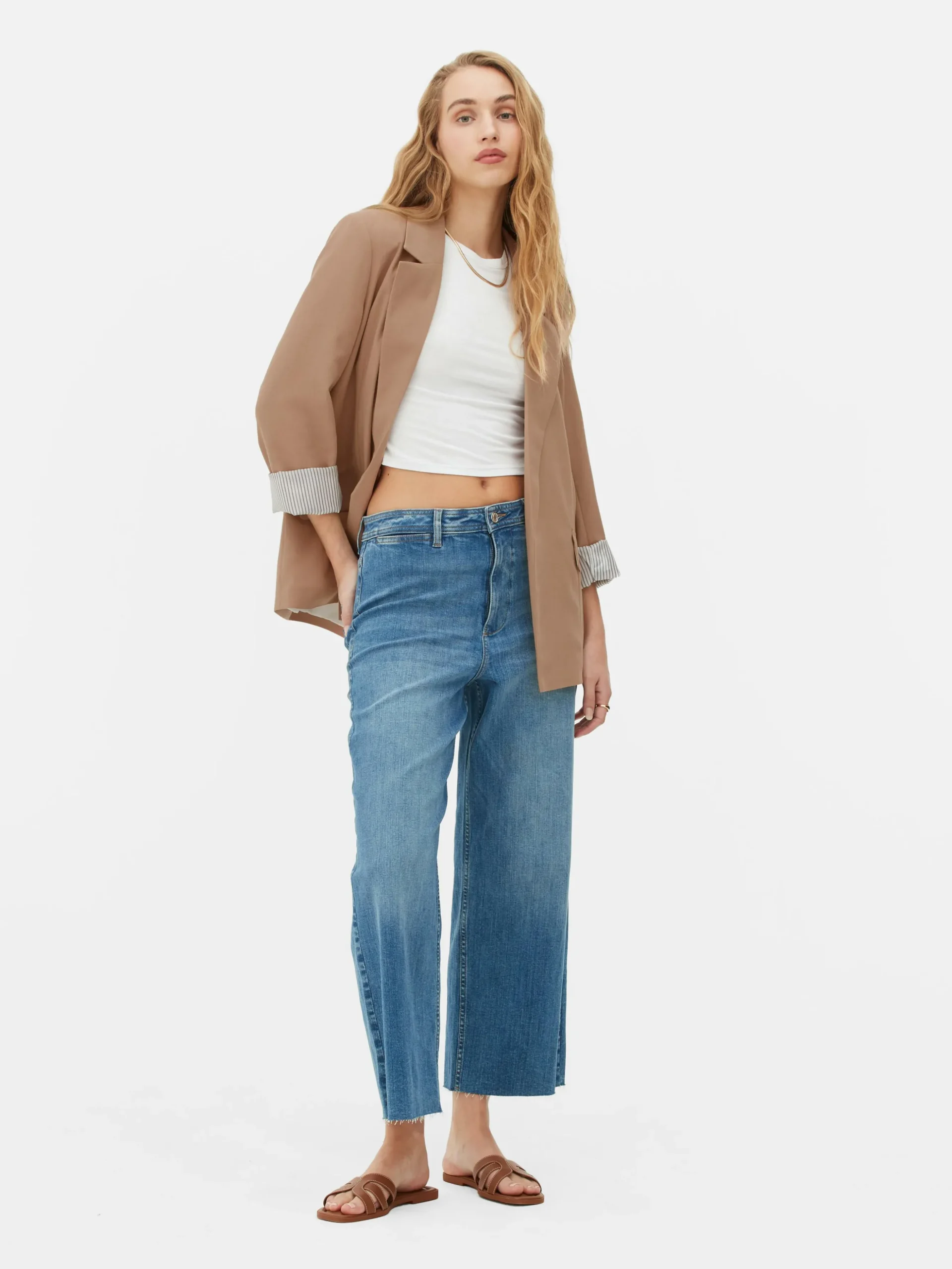 Eleganter Blazer Mit Offener Front