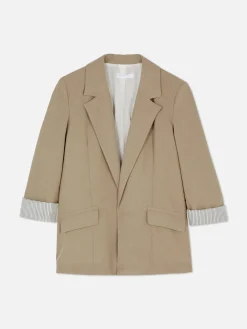 Eleganter Blazer Mit Offener Front