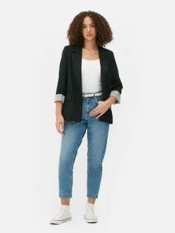 Eleganter Blazer Mit Offener Front