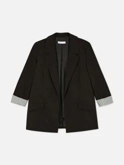 Eleganter Blazer Mit Offener Front
