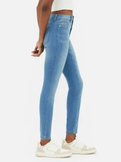 Essential Skinny-Jeans Mit Mittelhohem Bund