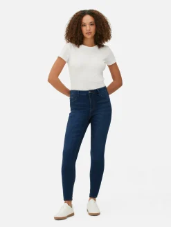 Essential Skinny-Jeans Mit Mittelhohem Bund