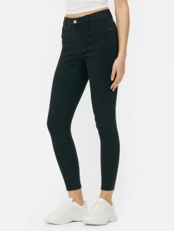 Essential Skinny-Jeans Mit Mittelhohem Bund