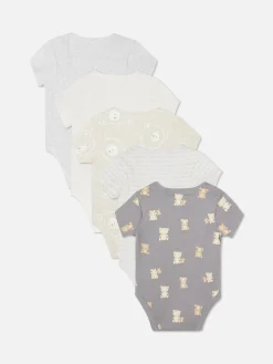 Essential-Bodysuits, 5er-Pack