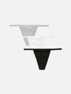 Essenzielle G-String-Tangas, 3er-Pack