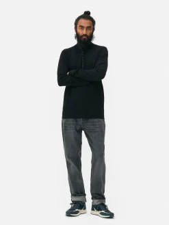 Feinstrickpullover Mit Rollkragen