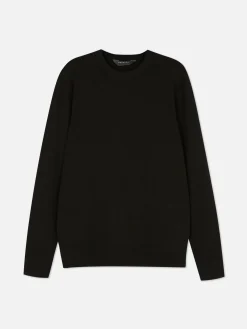 Feinstrickpullover Mit Rundhalsausschnitt