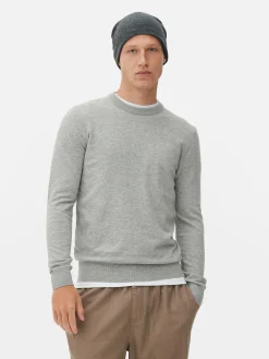 Feinstrickpullover Mit Rundhalsausschnitt