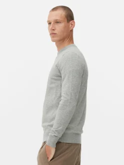 Feinstrickpullover Mit Rundhalsausschnitt