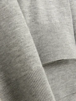 Feinstrickpullover Mit Rundhalsausschnitt