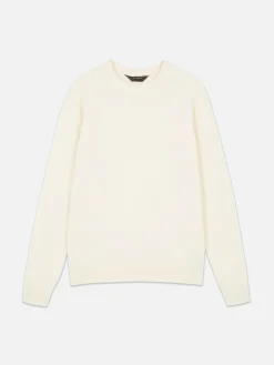 Feinstrickpullover Mit Rundhalsausschnitt