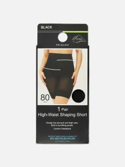 Figurformende Shorts Mit Hohem Bund, 80 Den