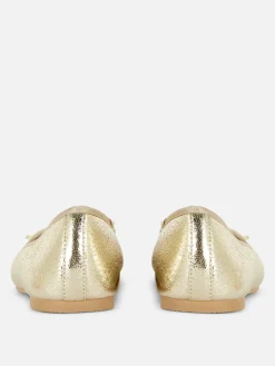 Flache Schuhe Mit Schleife