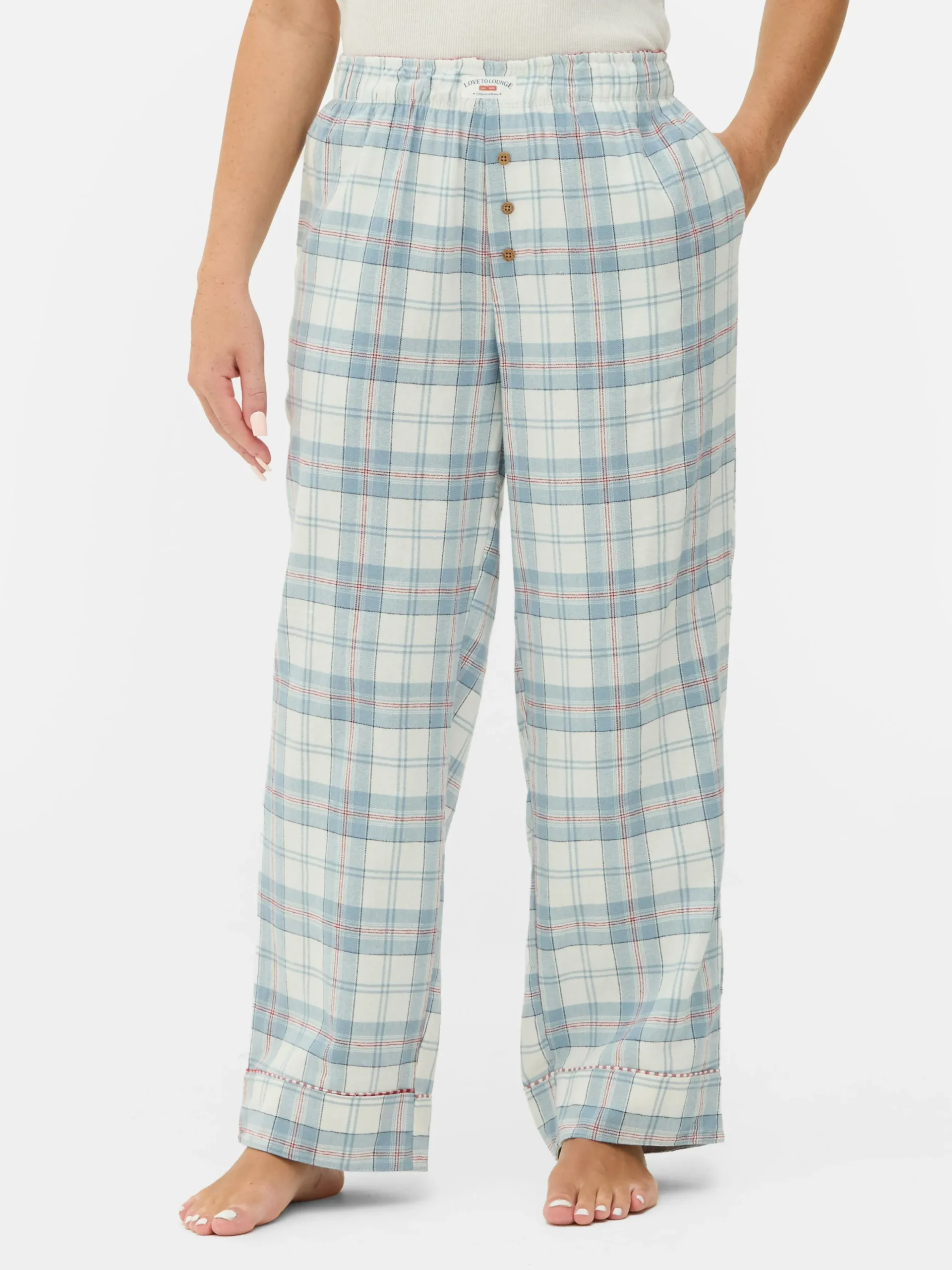 Flanell-Schlafanzughose Mit Karomuster