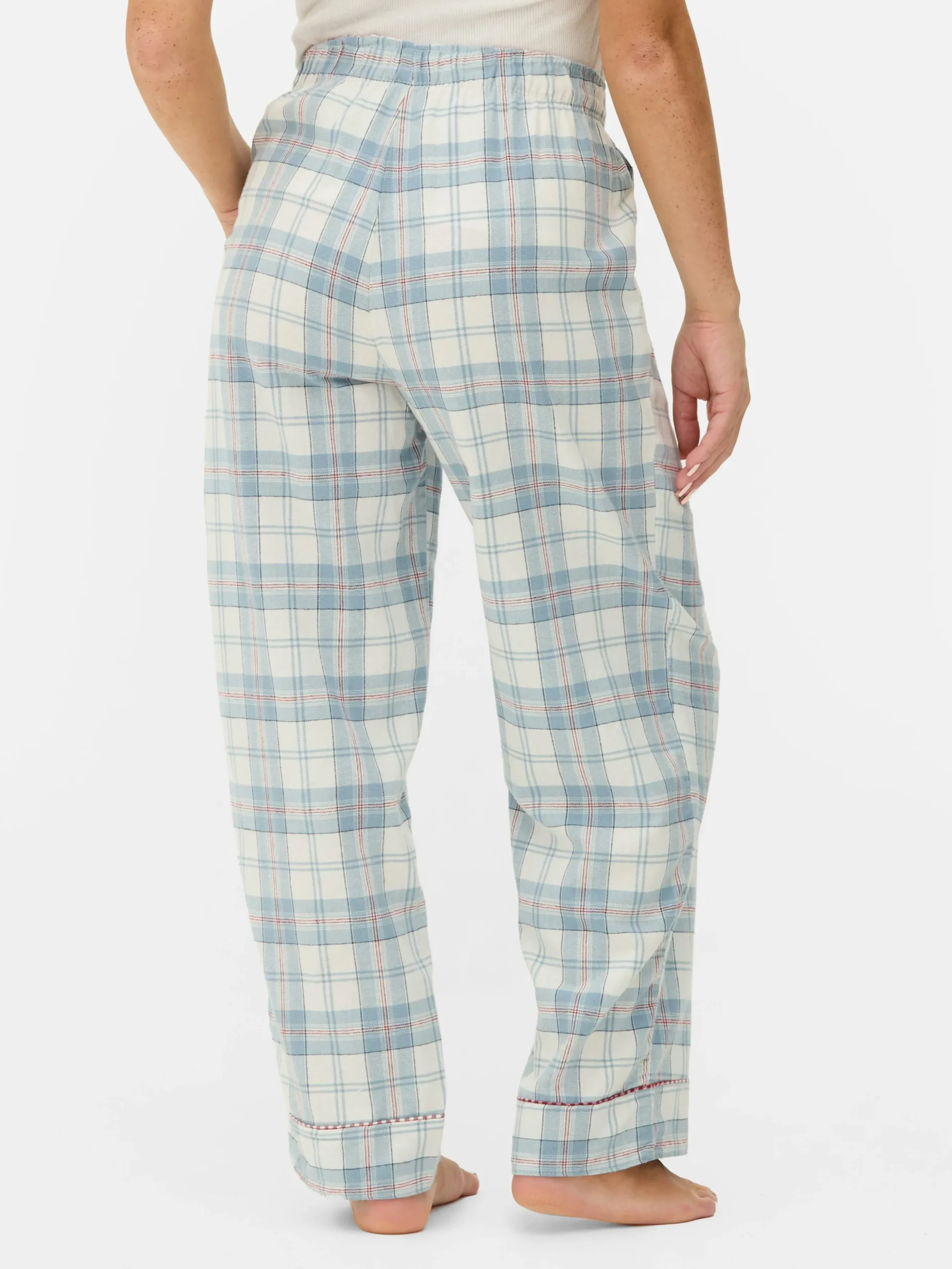 Flanell-Schlafanzughose Mit Karomuster