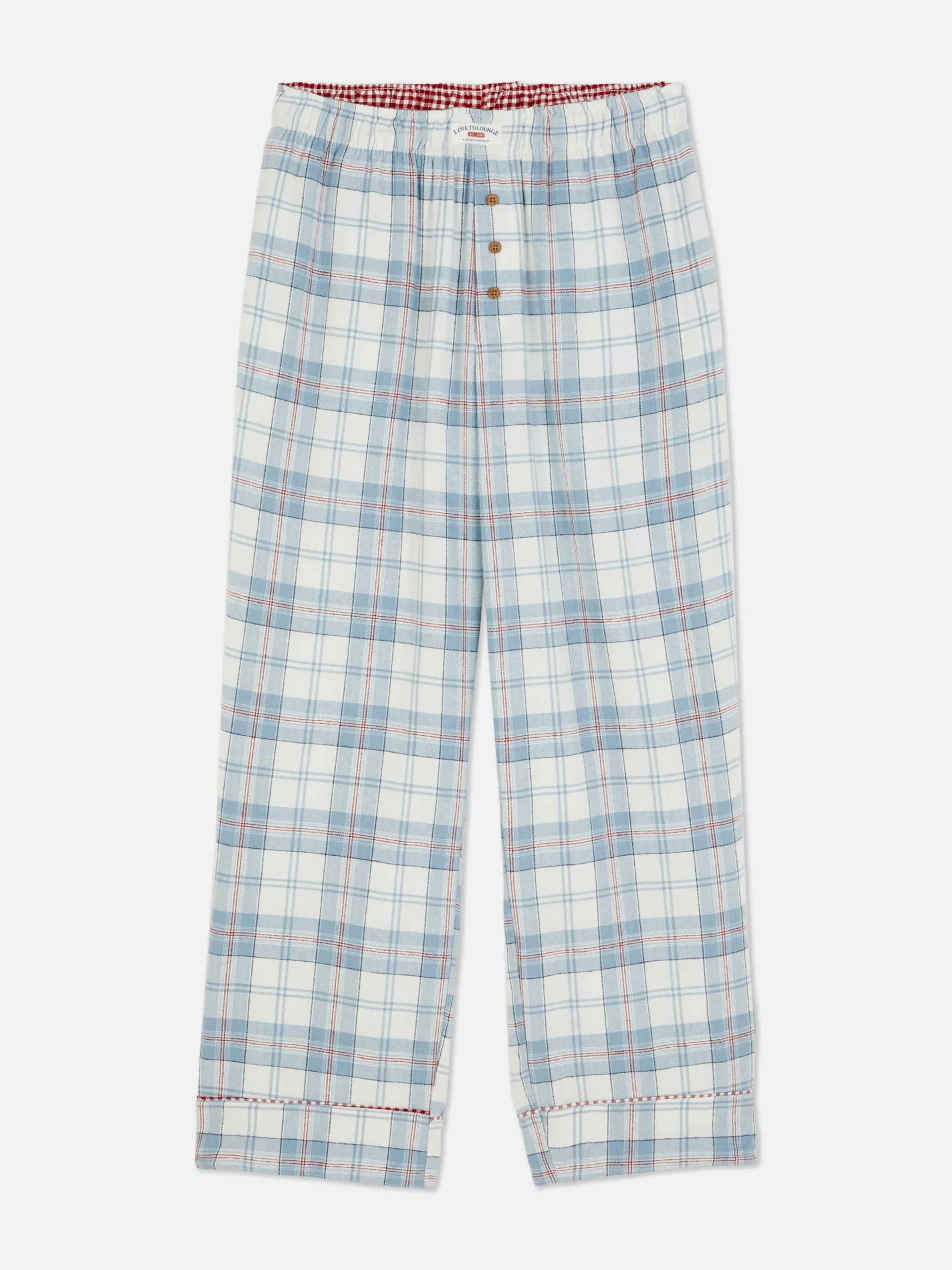 Flanell-Schlafanzughose Mit Karomuster
